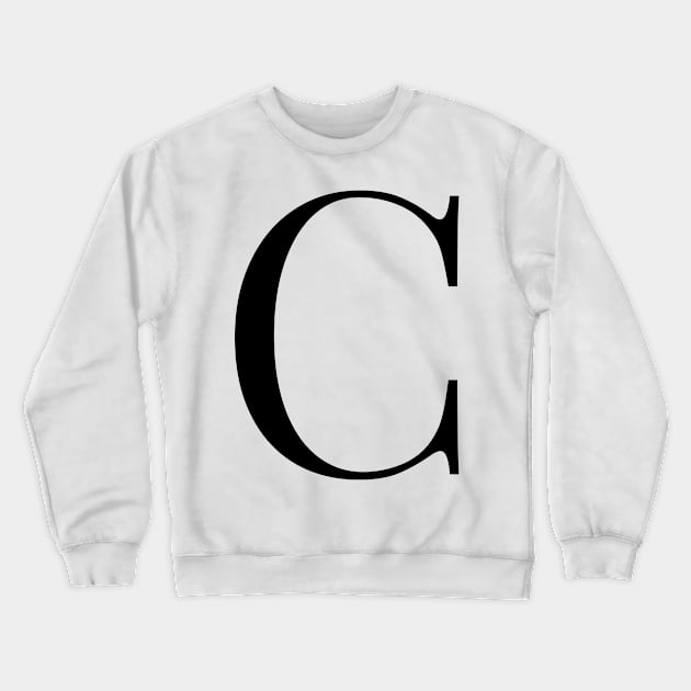 Letter C Crewneck Sweatshirt by maro_00